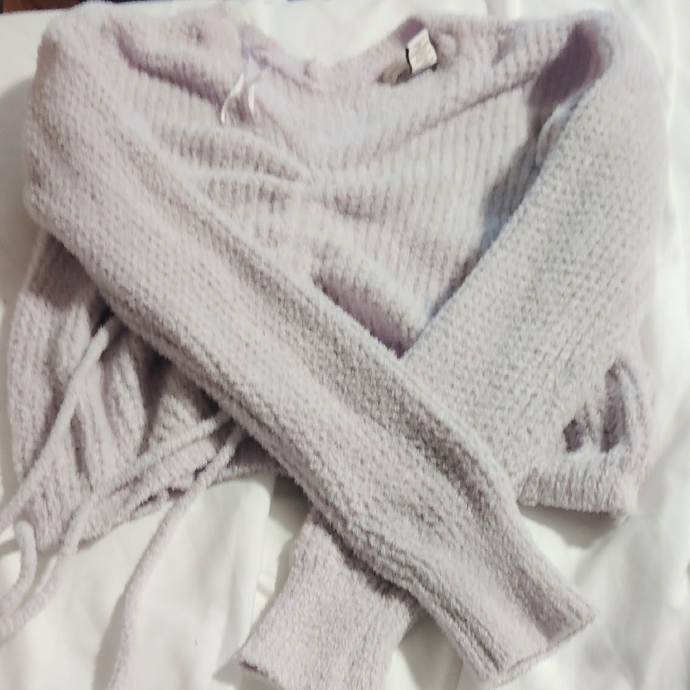 Sincerely Jules Purple V-Neck Sweater